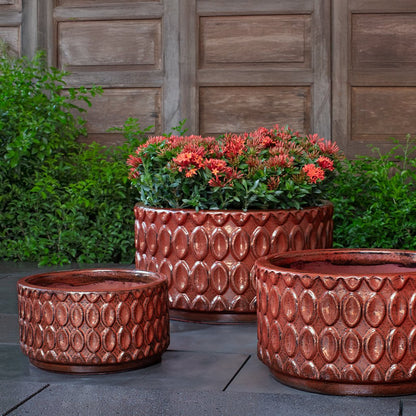 Campania Oriel Low Planter