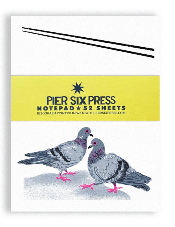 Pigeons! Little Jotter Notepad 