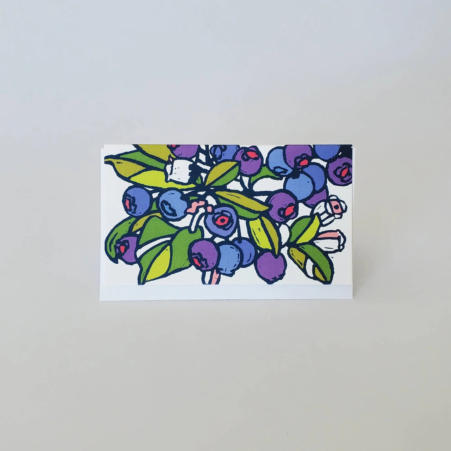 Strawberry & Blueberry Mini Note Card Set of 8 Gift Tags