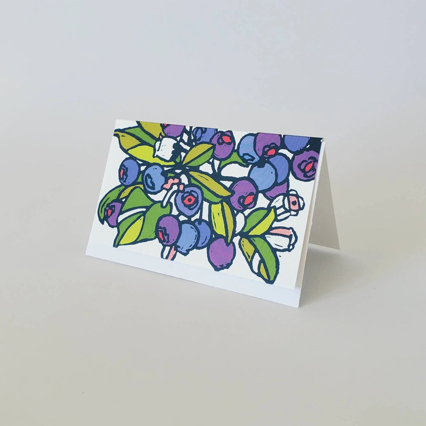 Strawberry & Blueberry Mini Note Card Set of 8 Gift Tags