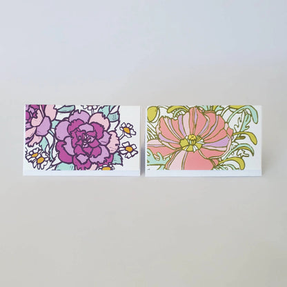 Poppy & Camellia Mini Note Set of 8