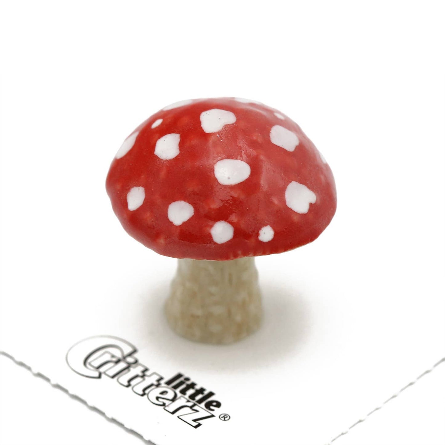 Porcelain Toadstool Figurine