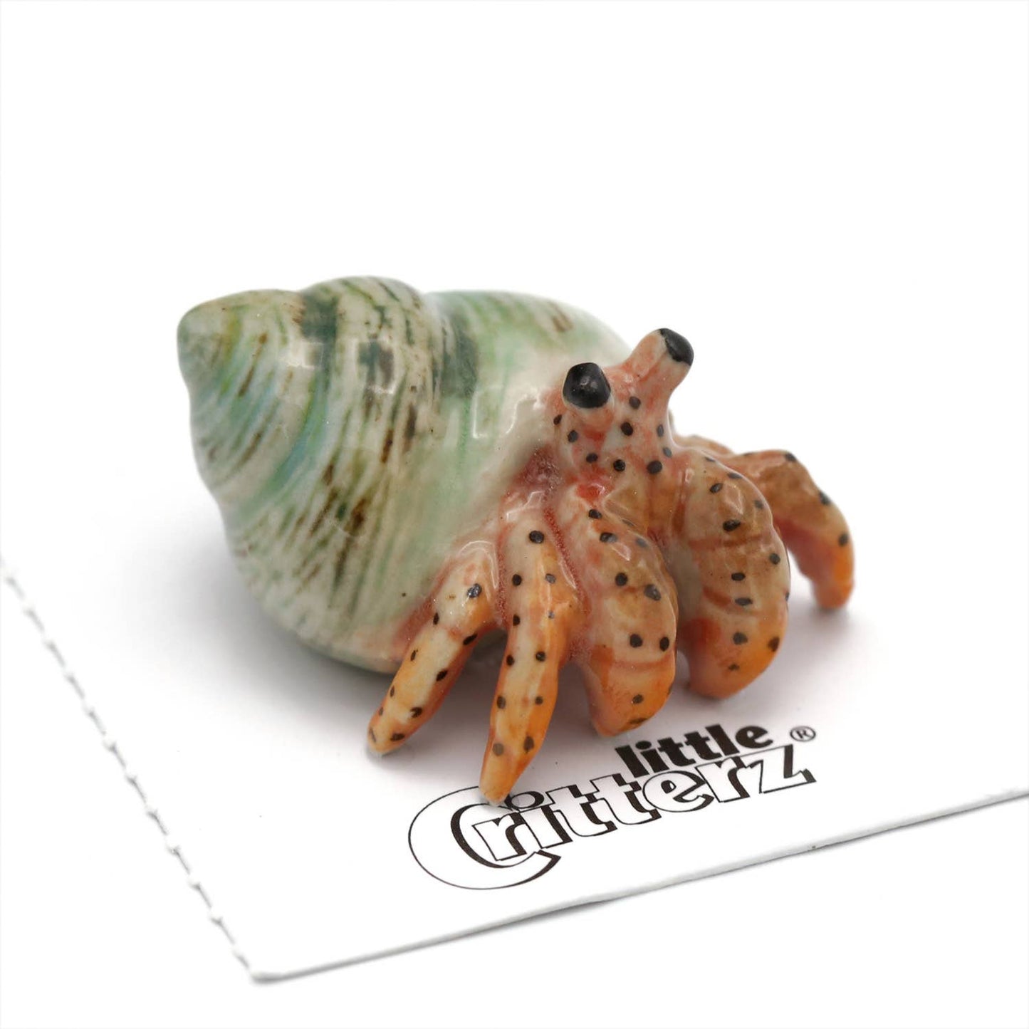Porcelain Hermit Crab Figurine