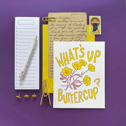 What's Up Buttercup? Greeting Card