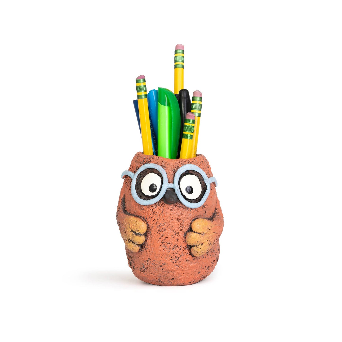 Owlbert the Owl with Glasses Blobhouse Planter