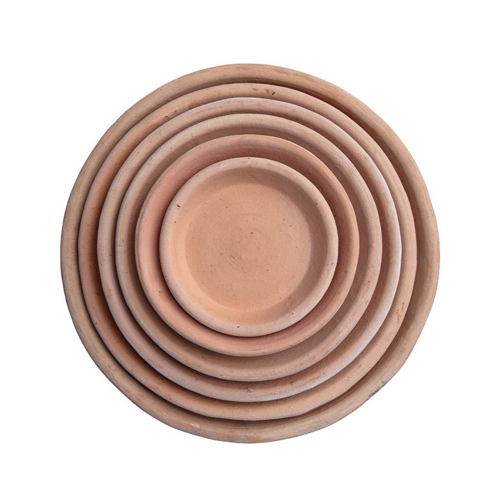 Campania Clay Round Saucer