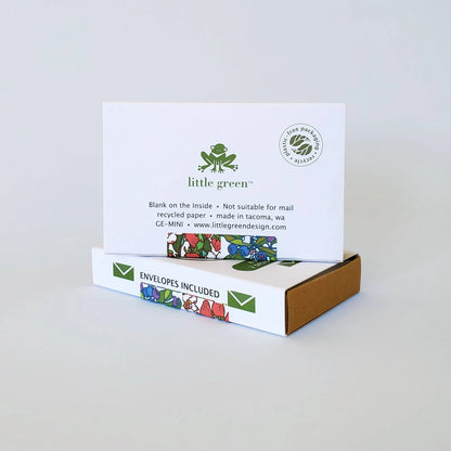 Strawberry & Blueberry Mini Note Card Set of 8 Gift Tags
