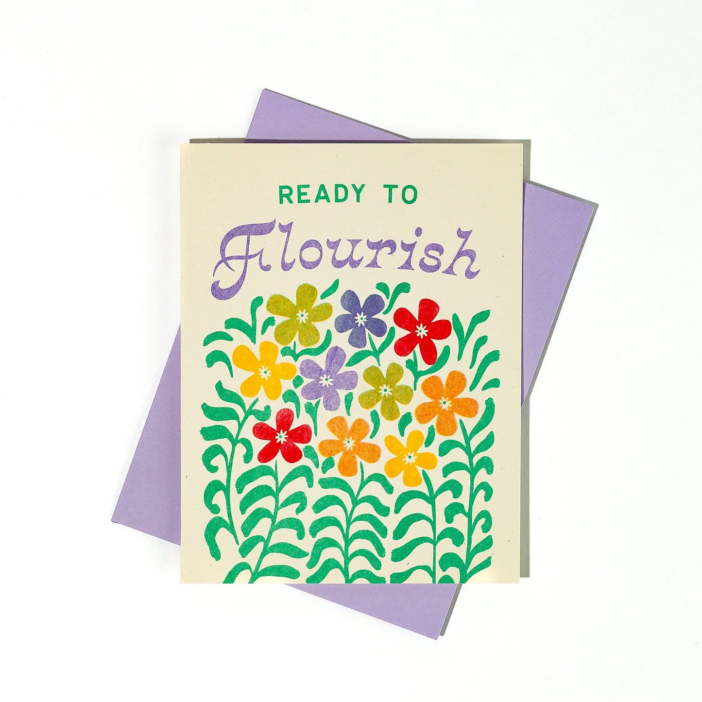 Ready to Flourish Floral Greeting Card