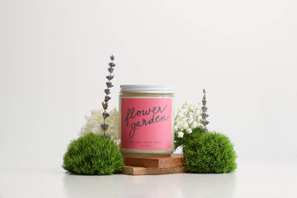 8 oz. Poured Goods Flower Garden Soy Wax Candle