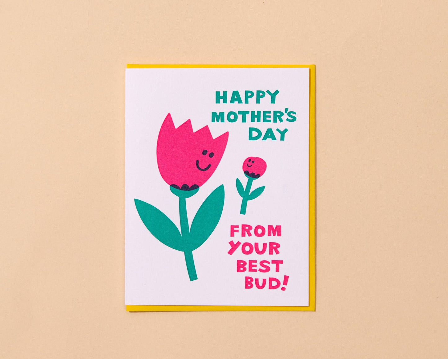 Mom's Best Bud Mother's Day Greeting Card