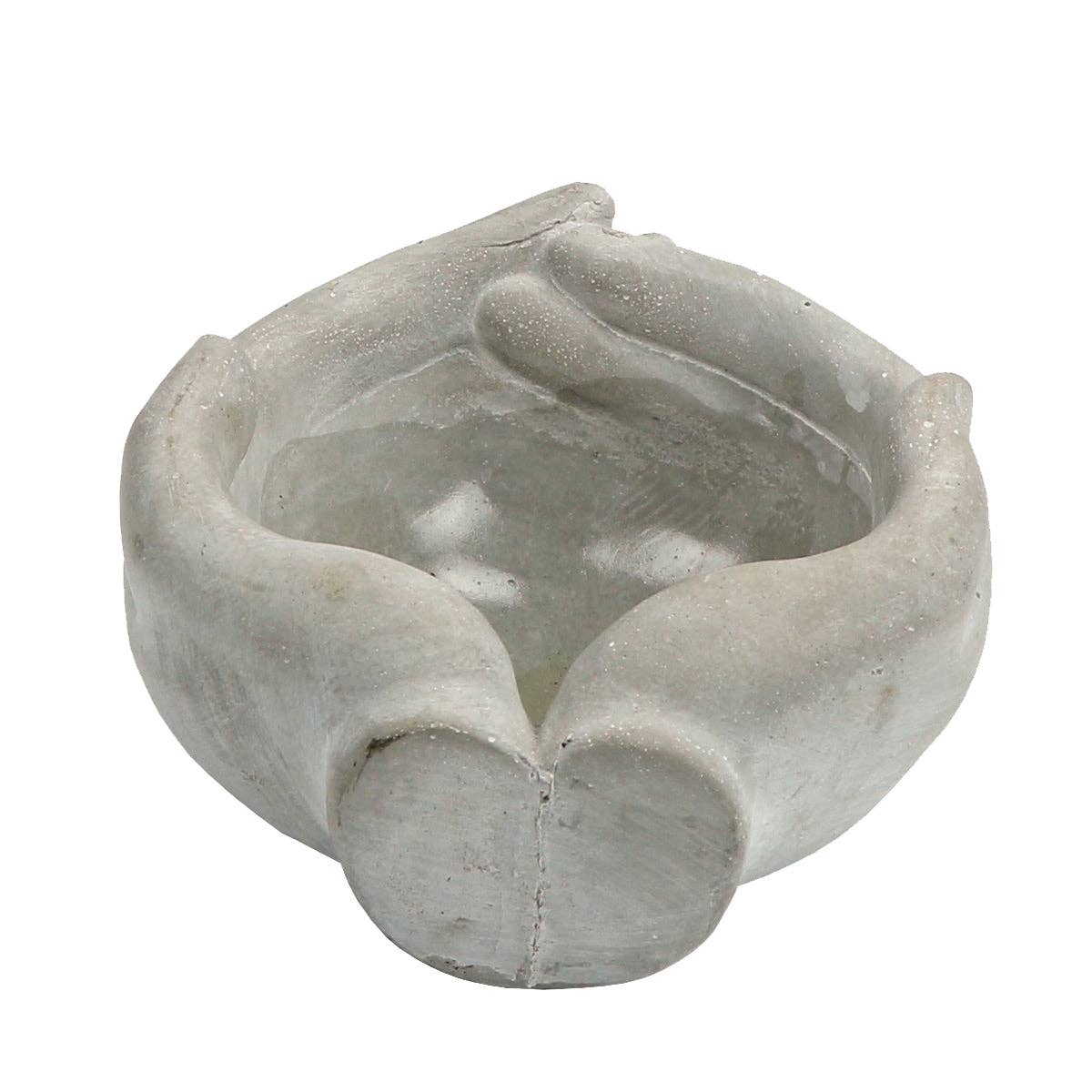 Cast Concrete Helping Hand Planter