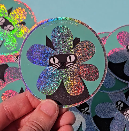 Rarest Bloom Sparkle Kitty Sticker