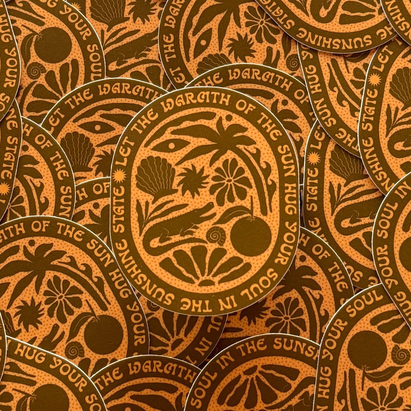 Let The Warmth Of The Sun Hug Your Soul Sticker