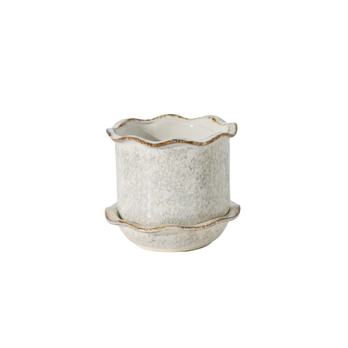 Aurina Pot with Saucer