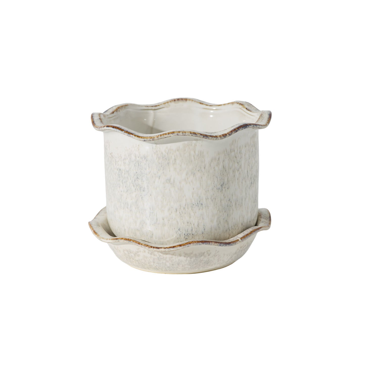 Aurina Pot with Saucer