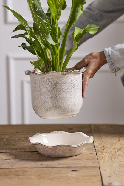 Aurina Pot with Saucer