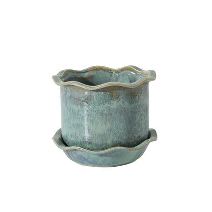 Aurina Pot with Saucer