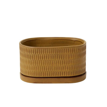 Zelle Planter With Saucer