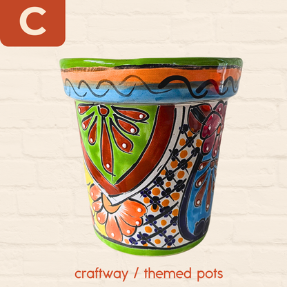 Mexican Talavera Classic Flower Pot