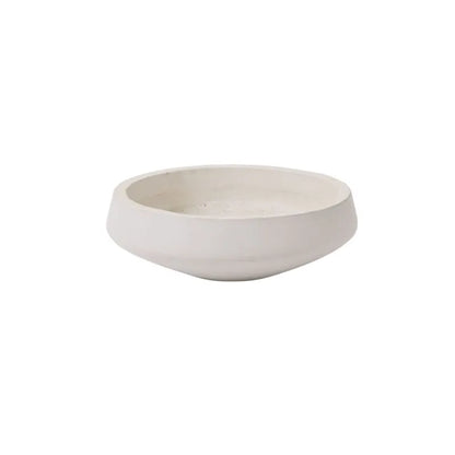 Newport White Low Bowl