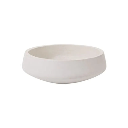 Newport White Low Bowl