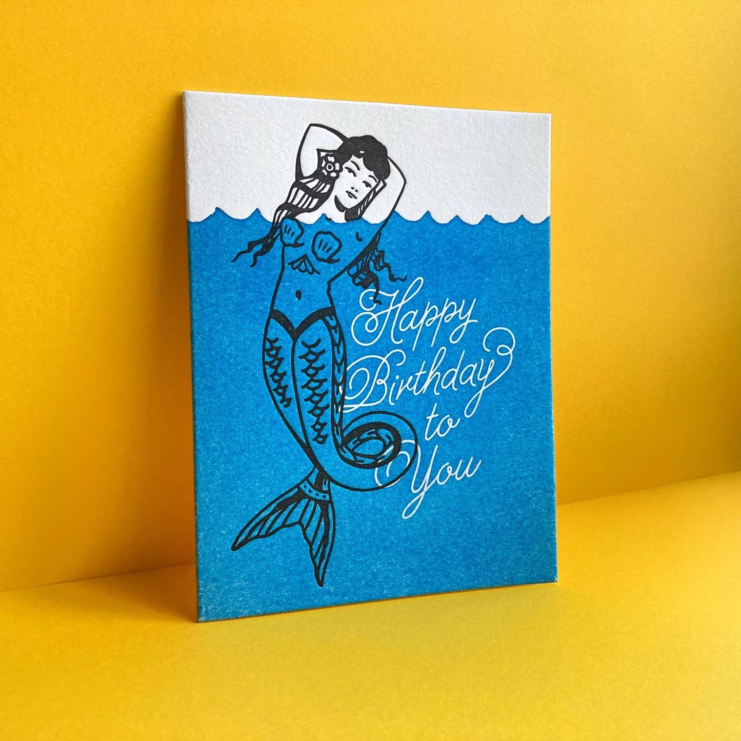 Birthday Mermaid Greeting Card