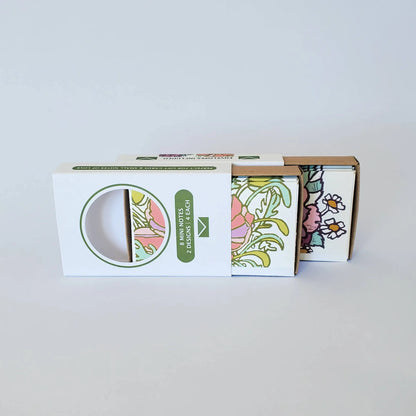 Poppy & Camellia Mini Note Set of 8