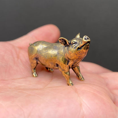 Brass Pig Crafts Decoration Desktop Ornaments