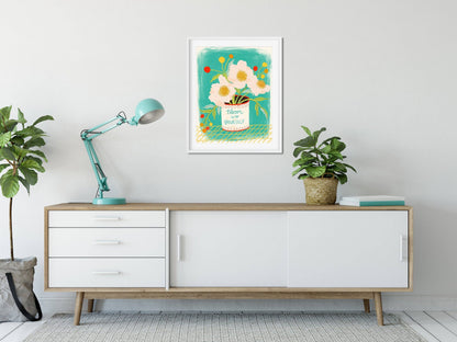 Bloom Into Yourself Art Print