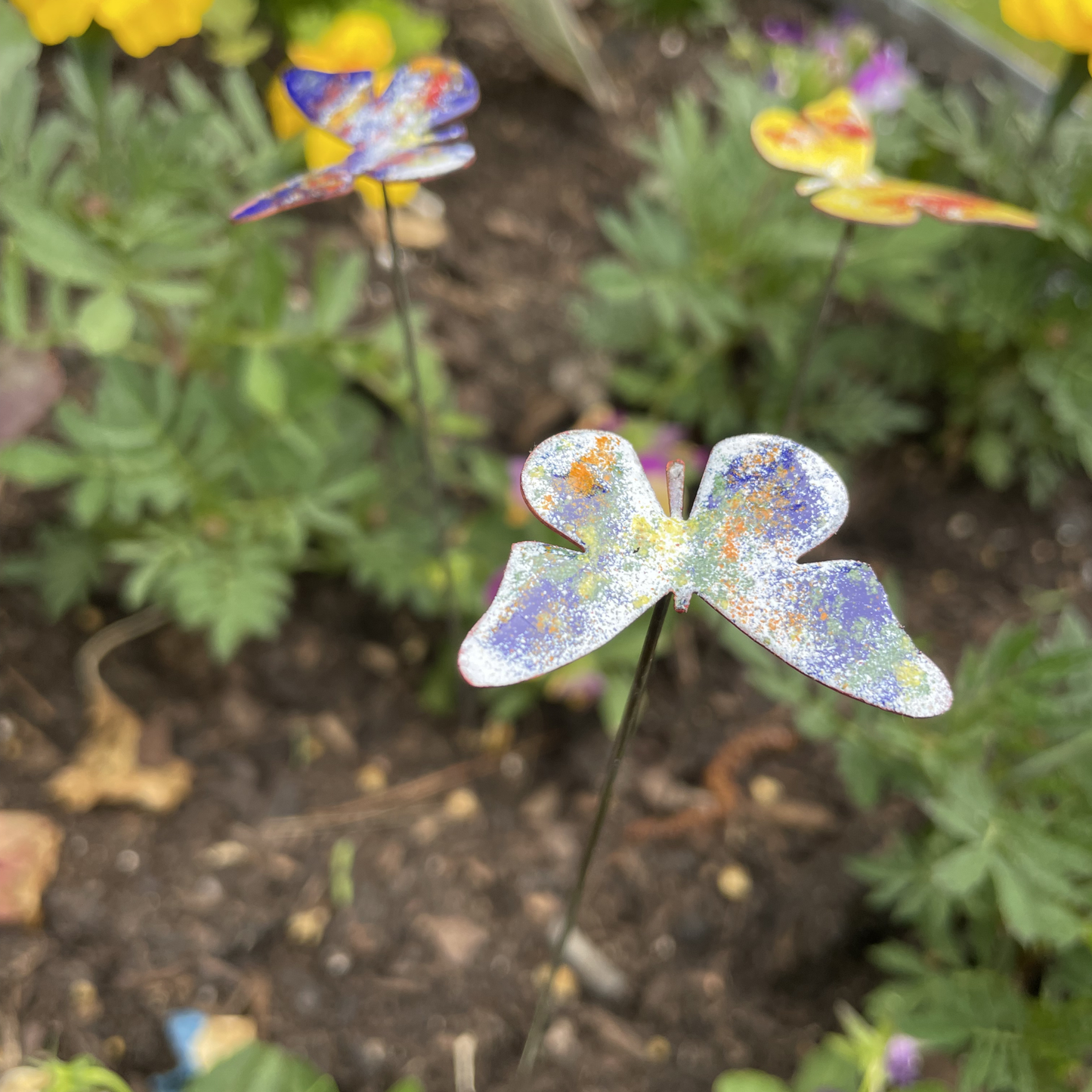 Copper Enamel Butterfly