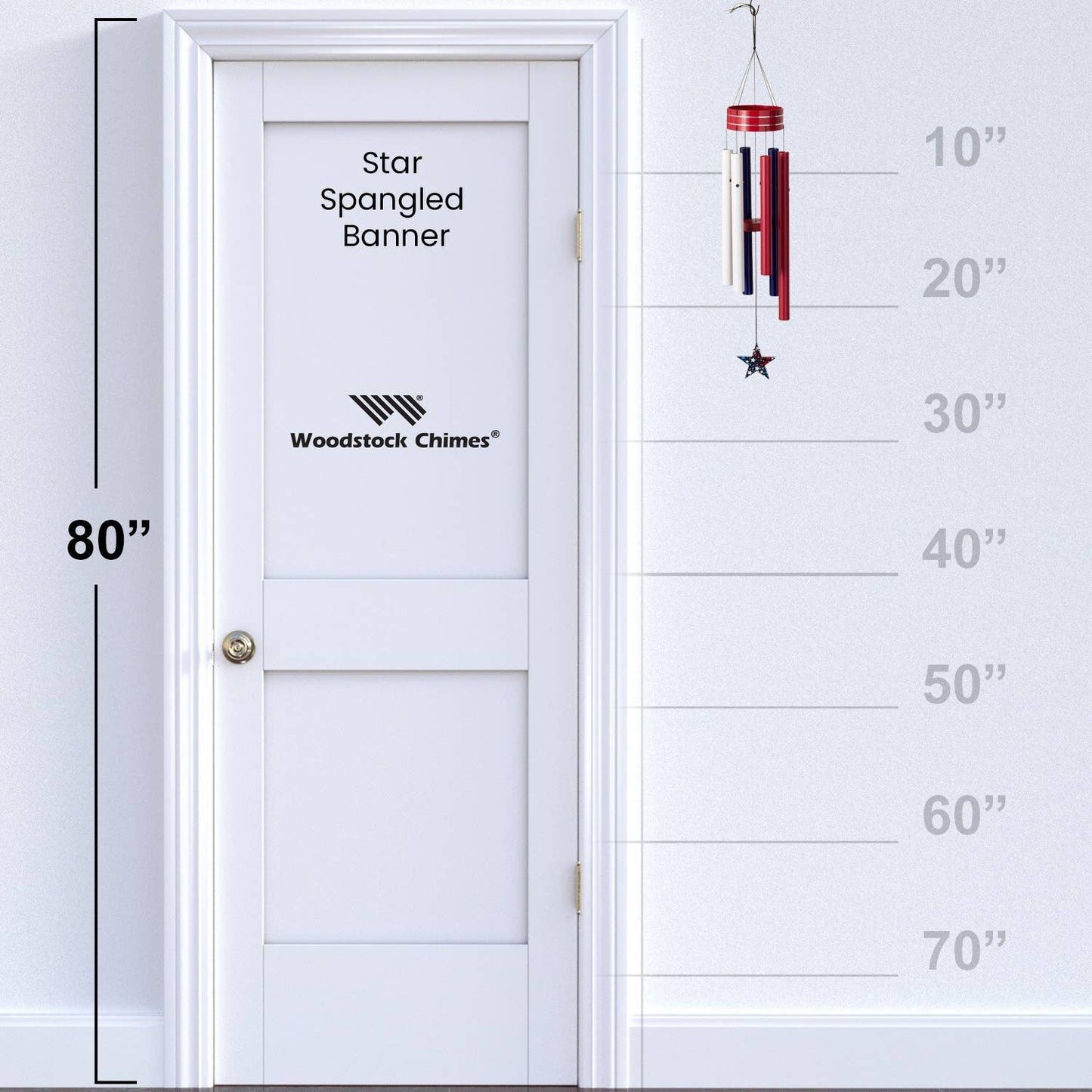 24 in. Woodstock Star Spangled Banner Chime