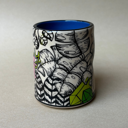 Lucky Cat & Houseplant Cup
