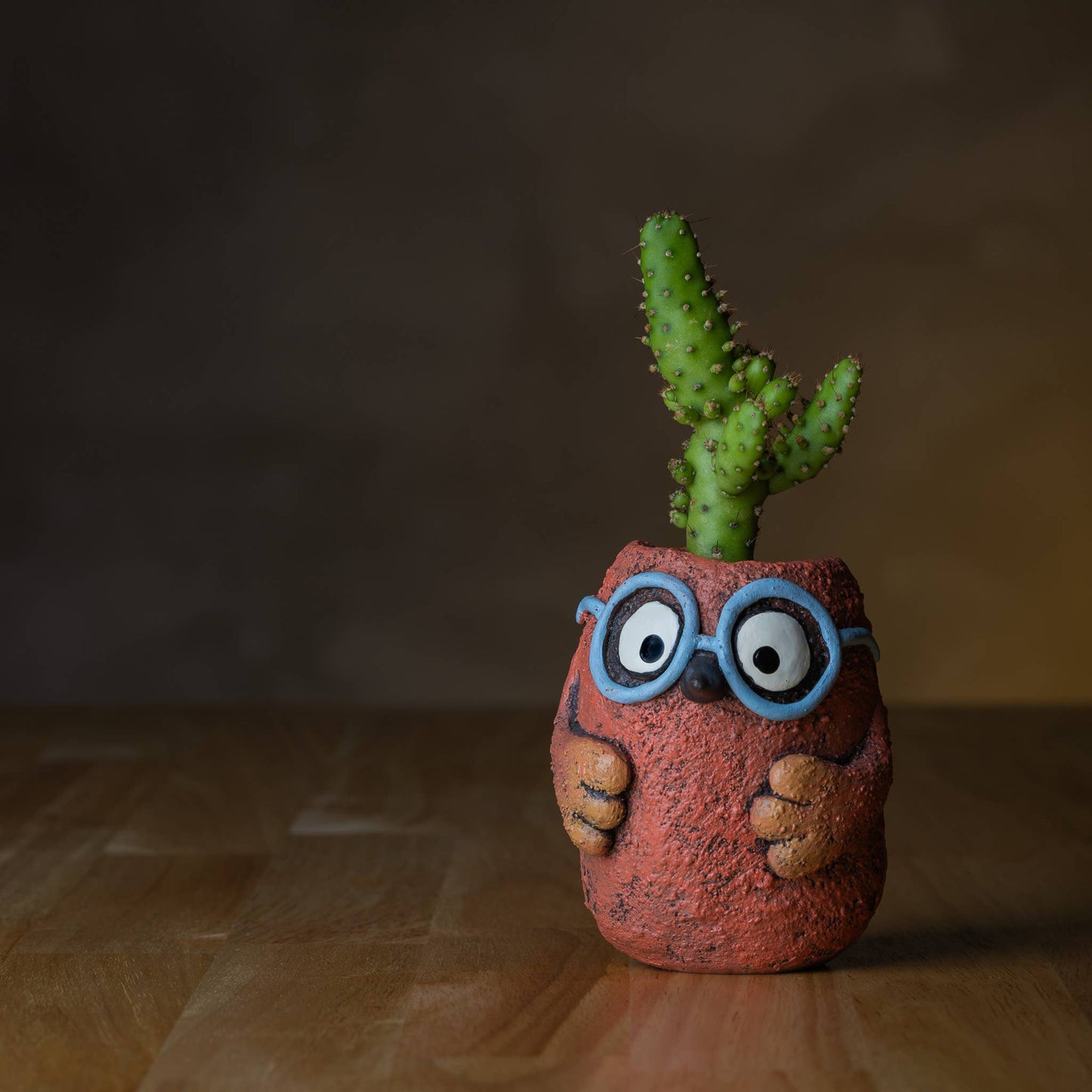 Owlbert the Owl with Glasses Blobhouse Planter