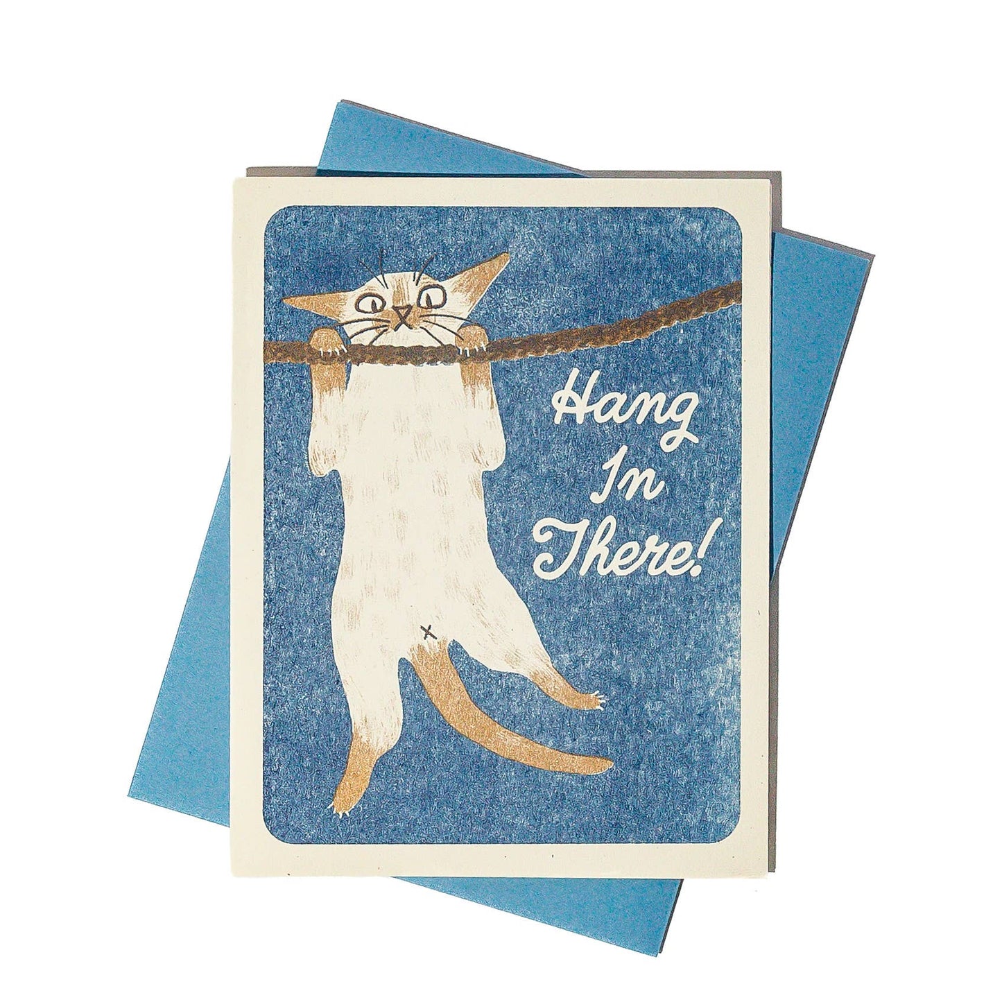 Hang In There! Cat Greeting Card