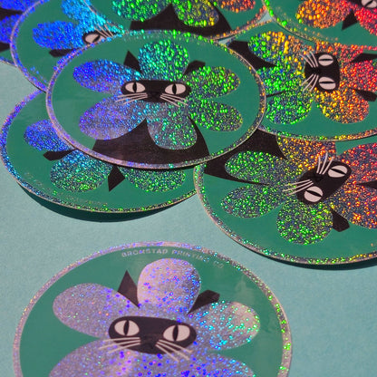 Rarest Bloom Sparkle Kitty Sticker
