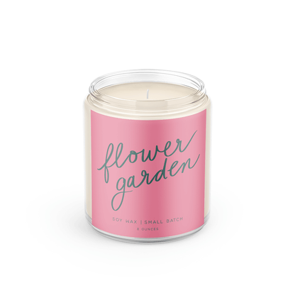 8 oz. Poured Goods Flower Garden Soy Wax Candle