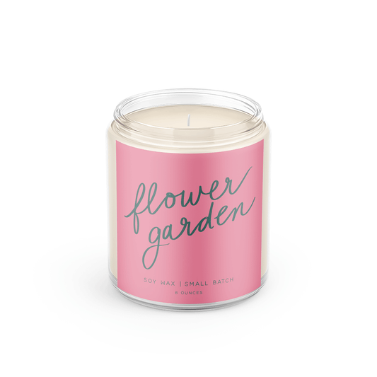 8 oz. Poured Goods Flower Garden Soy Wax Candle