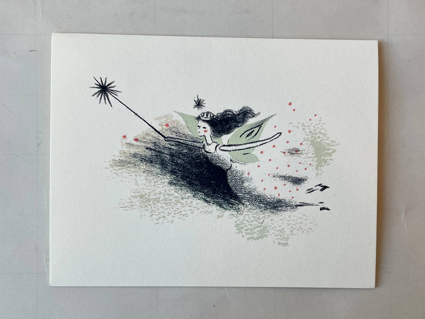 Flying Fairy Holiday Greeting Card