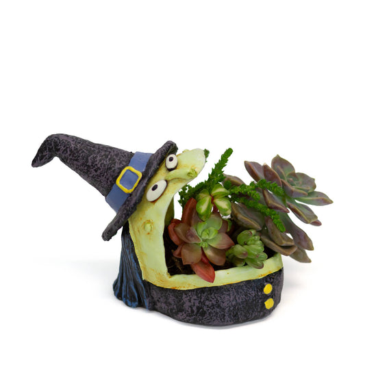 Winifred the Witch Blobhouse Halloween Planter
