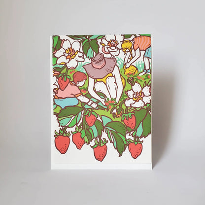 Mother's Strawberry Fields Forever Greeting Card