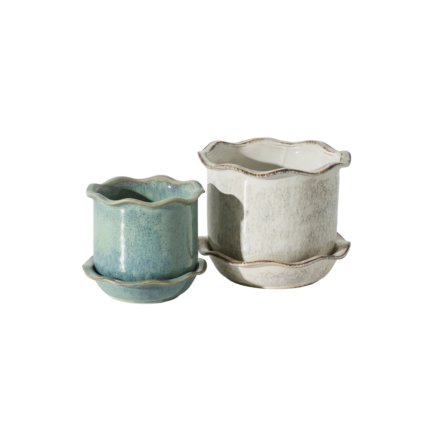 Aurina Pot with Saucer