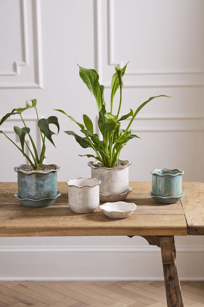 Aurina Pot with Saucer