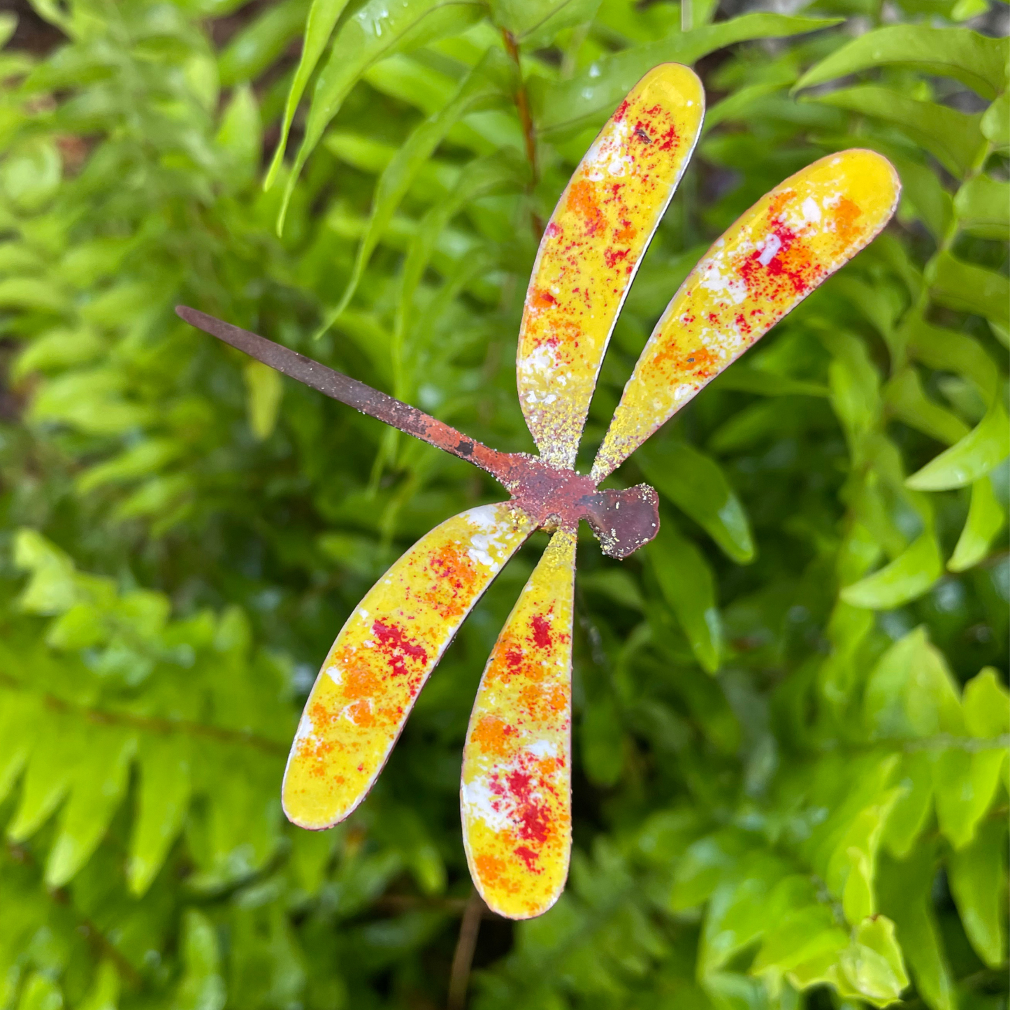 Copper Enamel Dragonfly