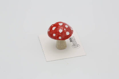 Porcelain Toadstool Figurine