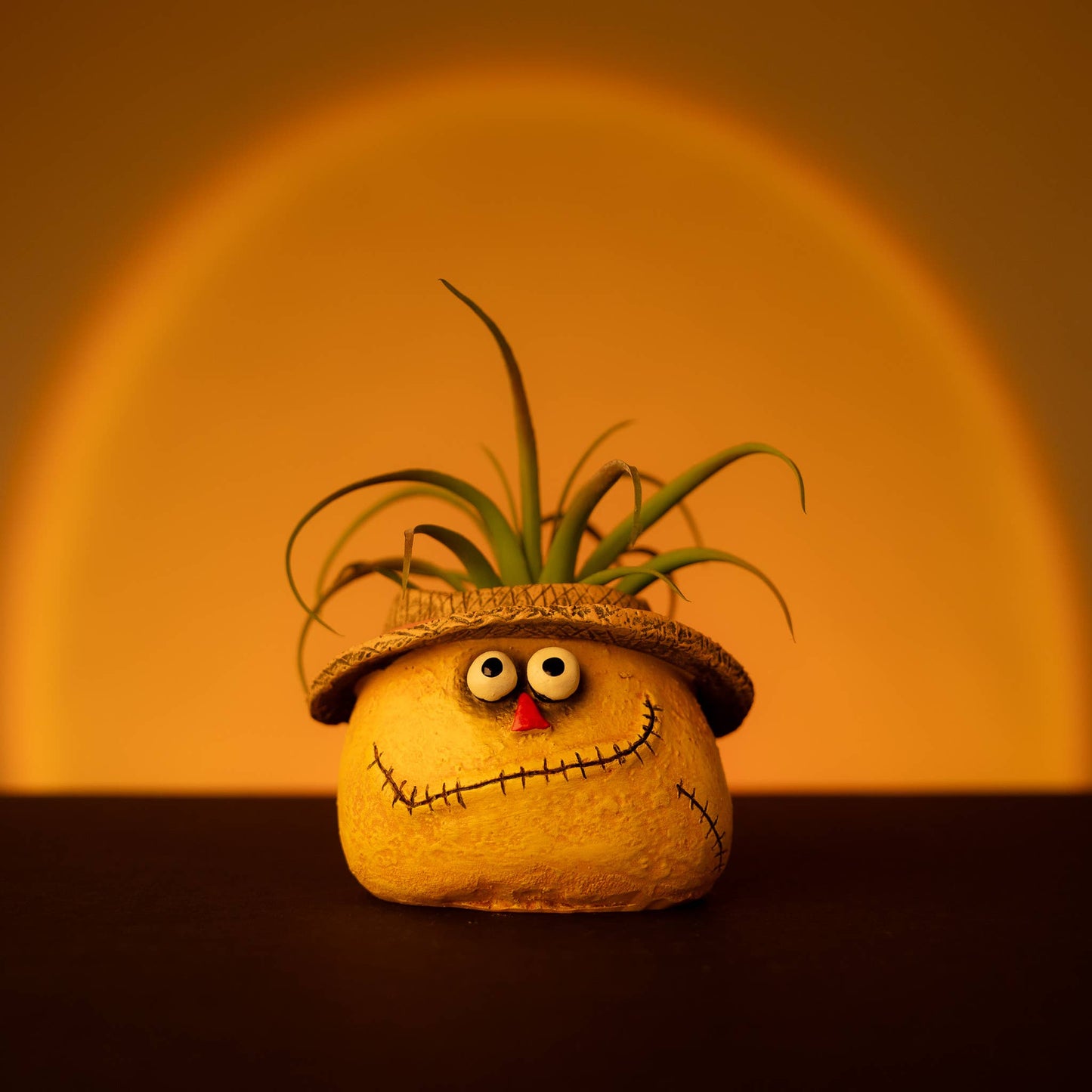 Strawman Dan Scarecrow Blobhouse Planter