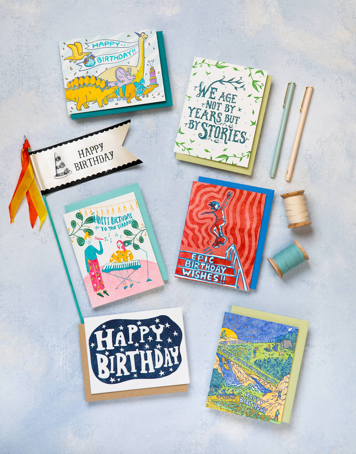 Happy Birthday Song Letterpress Greeting Card