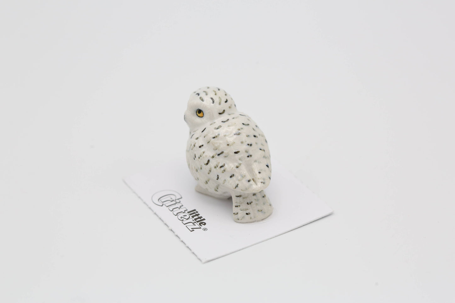 Porcelain Ghost the Snowy Owl Figurine
