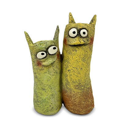 The Sisters Blobhouse Planter in Yellow/Green
