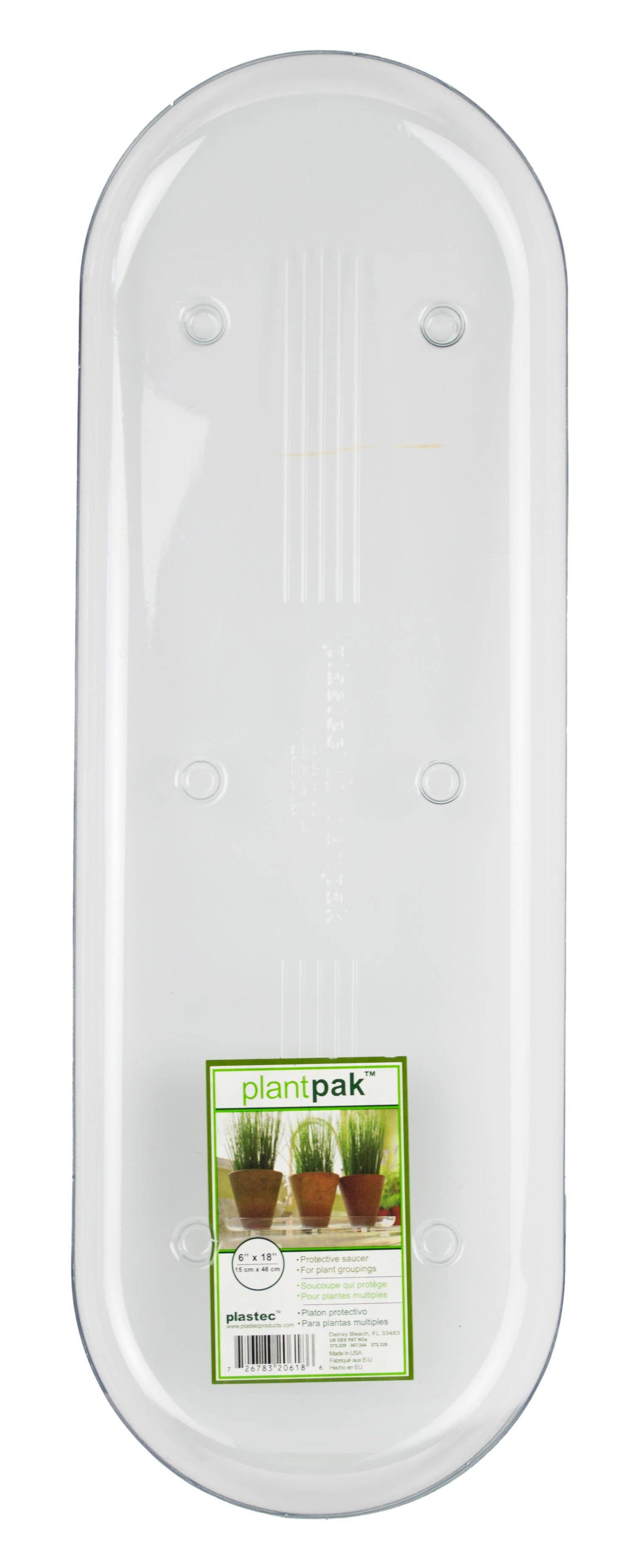 Plantpak™ Saucer - Clear Plastic