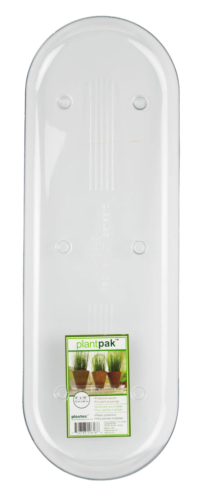 Plantpak™ Saucer - Clear Plastic